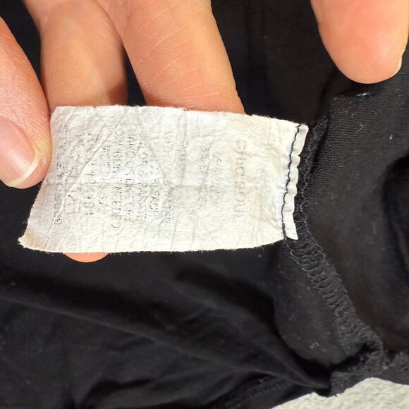 Chic Soul Bare Necessities Womens Black V Neck Rolled Sleeve Loose Baggy Top 1XL - Picture 8 of 10